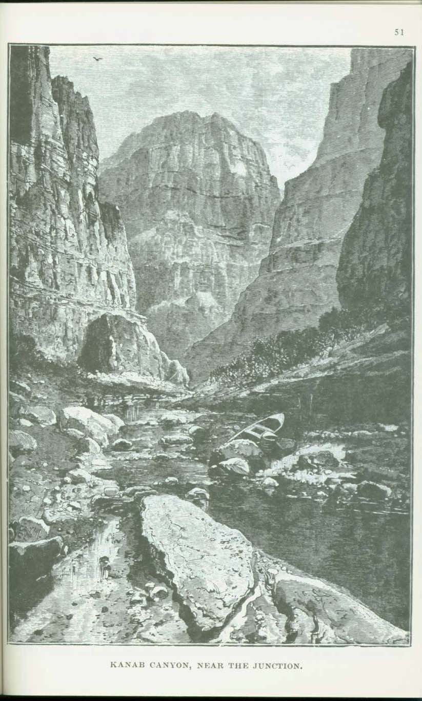 THE CA&Ntilde;ONS OF THE COLORADO-- the 1869 discovery voyage down the Colorado River. vist0059i